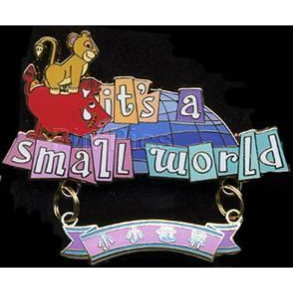 Disney Lion King Simba Pumbaa WDI 'it's a small world'' HKDL LLE 300 Pin 62645